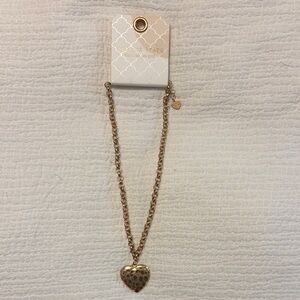 NWT Altar’d State gold heart necklace
